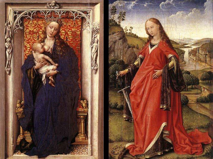 WEYDEN, Rogier van der Diptych